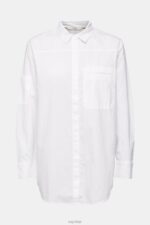 Esprit Shirt blouse, organic cotton Women White Blouses P0D0X541 - Image 5