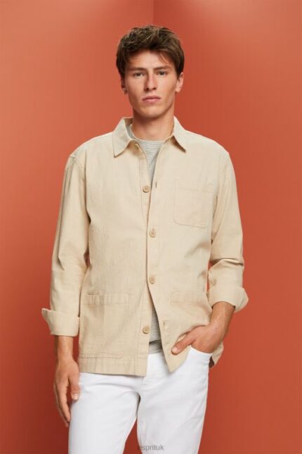 Esprit Shirts Woven Men Sand Shirts P0D0X622