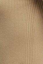 Esprit Short-sleeved ribbed sweater Women Sand Sweaters P0D0X318 - Image 4