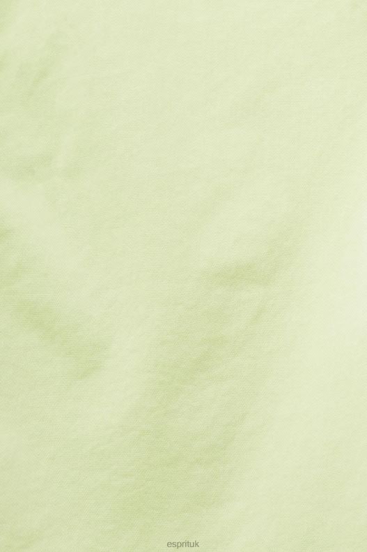Esprit Shorts with braided raffia belt Women Citrus Green Shorts P0D0X263 - Image 4