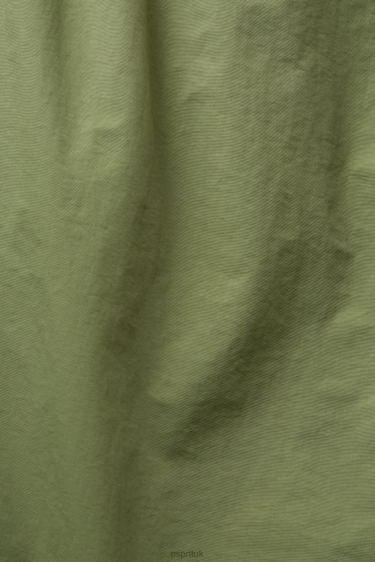 Esprit Shorts with integrated belt Men Olive Shorts P0D0X672 - Image 4
