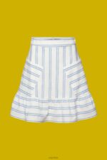 Esprit Skirts light woven Women Off White Skirts P0D0X102 - Image 5