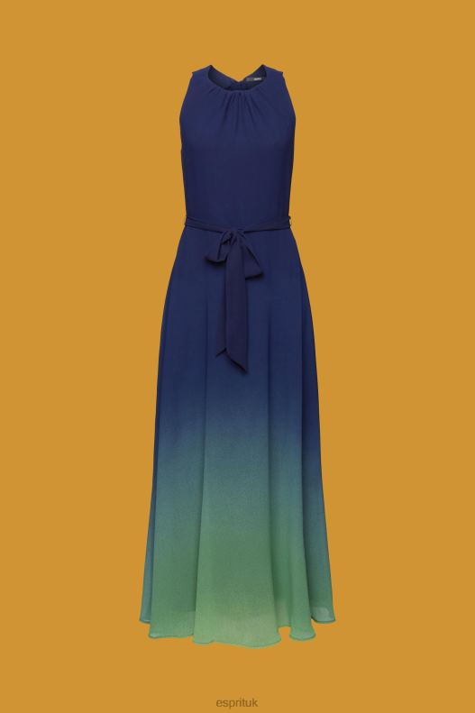 Esprit Sleeveless maxi dress with all-over floral pattern Women Navy Dresses P0D0X258 - Image 5