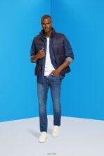 Esprit Slim fit jeans, Dual Max Men Blue Medium Wash Denim P0D0X829 - Image 2