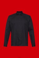 Esprit Slim fit shirt Men Black Shirts P0D0X853 - Image 5