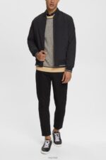 Esprit Slim fit shirt Men Black Shirts P0D0X913 - Image 2