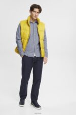 Esprit Slim fit shirt Men Navy Shirts P0D0X701 - Image 2