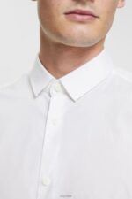 Esprit Slim fit shirt Men White Shirts P0D0X914 - Image 3