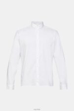 Esprit Slim fit shirt Men White Shirts P0D0X914 - Image 5