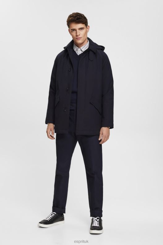Esprit Slim fit trousers with elasticated waistband Men Navy Trousers & Pants P0D0X691 - Image 2