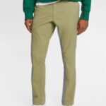 Esprit Slim Leg Chino Pants Men Light Khaki Trousers & Pants P0D0X593