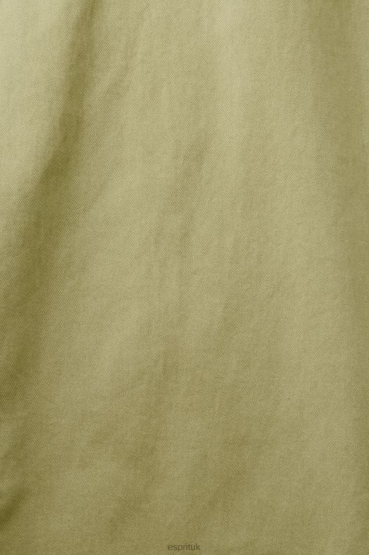 Esprit Slim Leg Chino Pants Men Light Khaki Trousers & Pants P0D0X593 - Image 4
