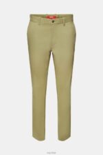 Esprit Slim Leg Chino Pants Men Light Khaki Trousers & Pants P0D0X593 - Image 5