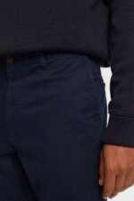 Esprit Slim Leg Chino Pants Men Navy Trousers & Pants P0D0X594 - Image 3