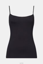Esprit Spaghetti Strap Tank Top Women Black Tank P0D0X35 - Image 5