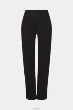 Esprit Split hem trousers with zip Women Black Trousers & Pants P0D0X248 - Image 5