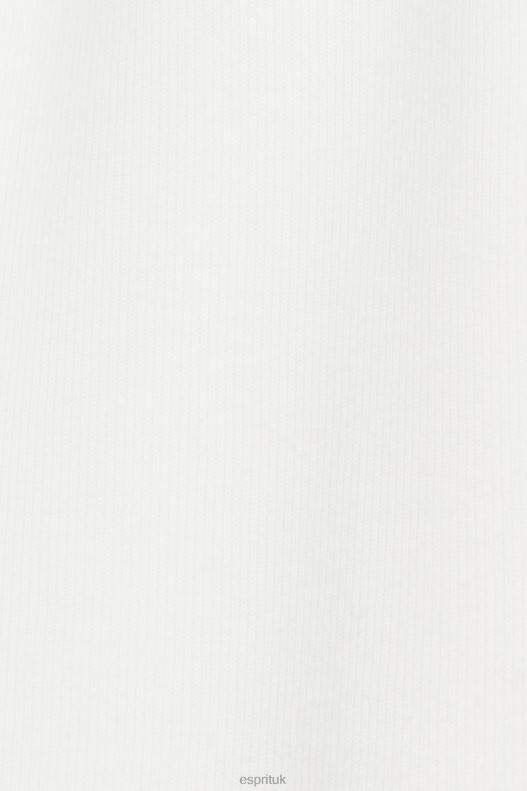 Esprit Stand-up collar sweatshirt, cotton blend Women Off White Sweatshirts & Hoodies P0D0X446 - Image 4