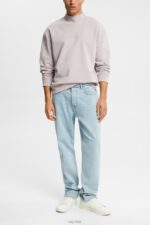 Esprit Stand-up collar sweatshirt Men Lavender Sweatshirts & Hoodies P0D0X953 - Image 2