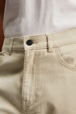 Esprit Straight fit carpenter chinos Men Sand Trousers & Pants P0D0X782 - Image 2