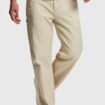 Esprit Straight fit carpenter chinos Men Sand Trousers & Pants P0D0X782