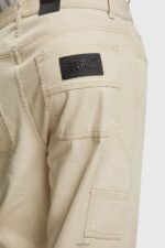 Esprit Straight fit carpenter chinos Men Sand Trousers & Pants P0D0X782 - Image 3