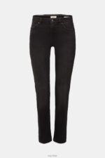 Esprit Straight leg jeans Women Black Dark Wash Denim P0D0X438 - Image 5