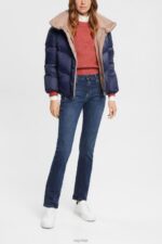 Esprit Straight leg jeans Women Blue Dark Wash Denim P0D0X439 - Image 2