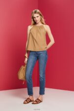Esprit Straight leg jeans Women Blue Medium Wash Denim P0D0X245 - Image 2