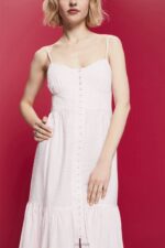 Esprit Strappy maxi dress Women Light Pink Dresses P0D0X234 - Image 3