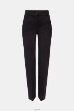 Esprit Stretchy high-rise bootcut trousers Women Black Trousers & Pants P0D0X335 - Image 5