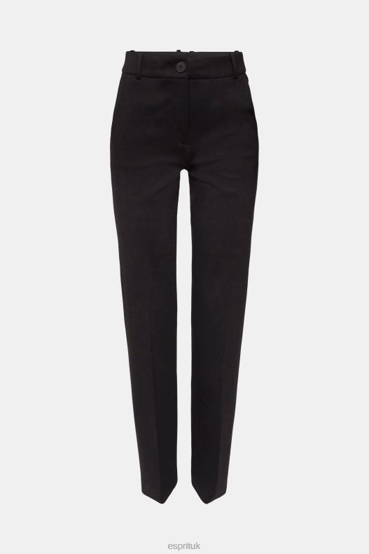 Esprit Stretchy high-rise bootcut trousers Women Black Trousers & Pants P0D0X335 - Image 5