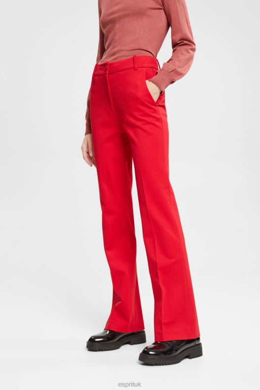 esprit_stretchy_high_rise_bootcut_trousers_women_dark_red_trousers_pants_p0d0x336.jpg Esprit Stretchy high-rise bootcut trousers Women Dark Red Trousers & Pants P0D0X336 - Image 1