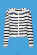 Esprit Striped cardigan Women Navy Sweaters P0D0X448 - Image 5