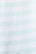 Esprit Striped crewneck T-shirt Men Light Aqua Green T-Shirts P0D0X770 - Image 4