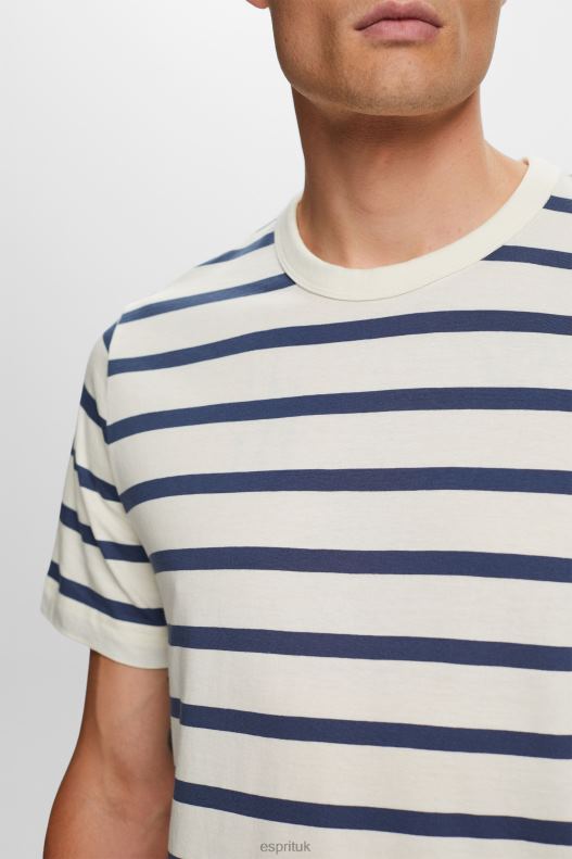 Esprit Striped jersey t-shirt, 100% cotton Men Ice T-Shirts P0D0X591 - Image 3