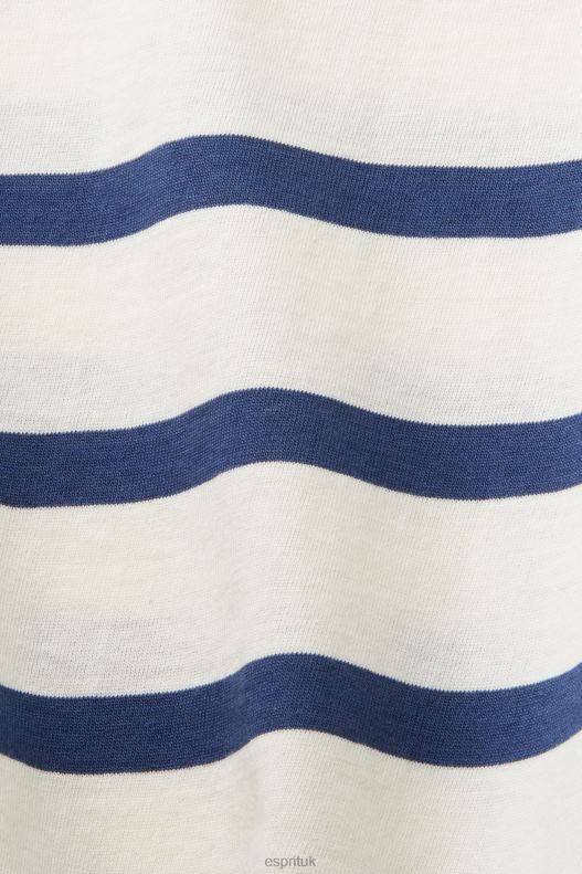 Esprit Striped jersey t-shirt, 100% cotton Men Ice T-Shirts P0D0X591 - Image 4
