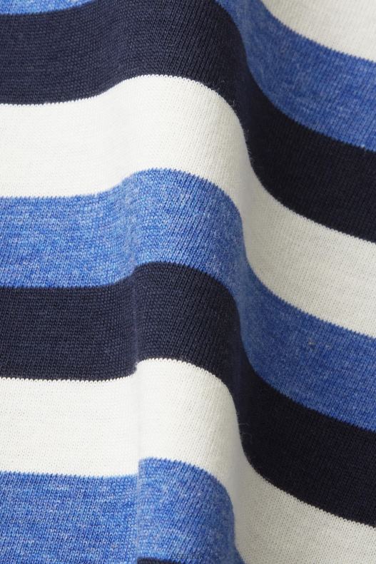 Esprit Striped jersey t-shirt, 100% cotton Men Navy T-Shirts P0D0X736 - Image 4