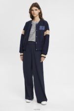 Esprit Striped long sleeve, 100% cotton Women Off White Long Sleeve P0D0X251 - Image 2