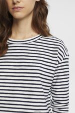 Esprit Striped long sleeve, 100% cotton Women Off White Long Sleeve P0D0X251 - Image 3