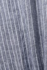 Esprit Striped shirt, 100% linen Men Navy Shirts P0D0X596 - Image 4