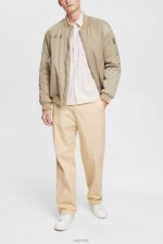 Esprit Striped shirt Men Cream Beige Shirts P0D0X871 - Image 2