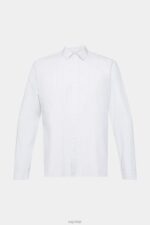 Esprit Striped shirt Men Light Blue Shirts P0D0X686 - Image 5