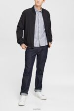 Esprit Striped shirt Men Navy Shirts P0D0X872 - Image 2