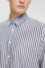 Esprit Striped shirt Men Navy Shirts P0D0X872 - Image 3