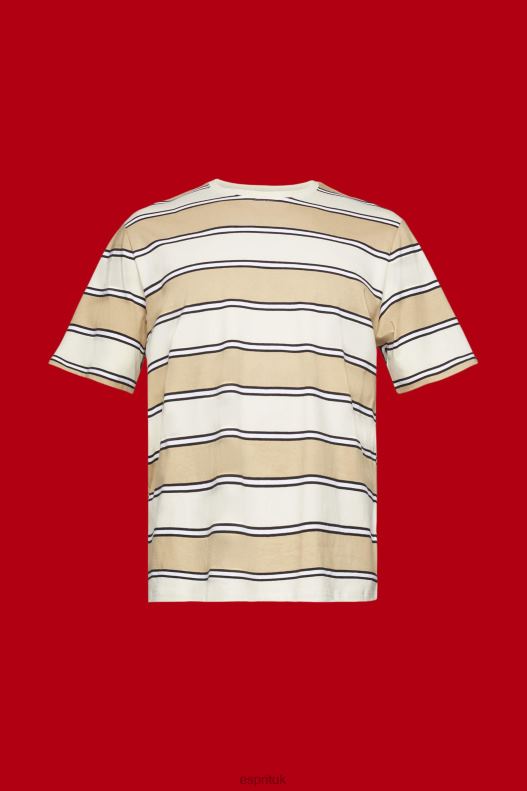 Esprit Striped sustainable cotton T-shirt Men Ice T-Shirts P0D0X707 - Image 5