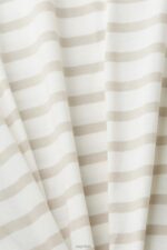 Esprit Striped sustainable cotton t-shirt Men Light Taupe T-Shirts P0D0X704 - Image 4