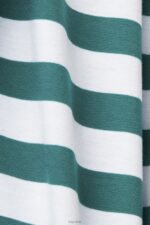 Esprit Sustainable cotton striped T-shirt Men Emerald Green T-Shirts P0D0X741 - Image 4