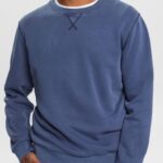 Esprit Sustainable crew neck sweatshirt Men Navy Sweatshirts & Hoodies P0D0X936
