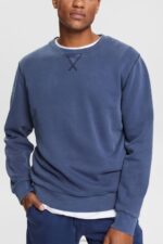 Esprit Sustainable crew neck sweatshirt Men Navy Sweatshirts & Hoodies P0D0X936