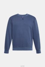 Esprit Sustainable crew neck sweatshirt Men Navy Sweatshirts & Hoodies P0D0X936 - Image 5
